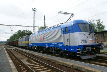 Nová lokomotiva ŠKODA 109E/ČD ř.380 poprvé při jízdních zkouškách