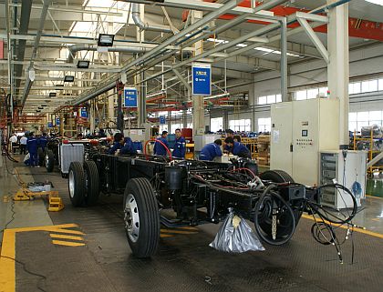 Na návštěvě v autobusovém závodě Yutong v čínském Zhengzhou - II. část