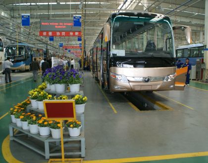 Na návštěvě v autobusovém závodě Yutong v čínském Zhengzhou - II. část