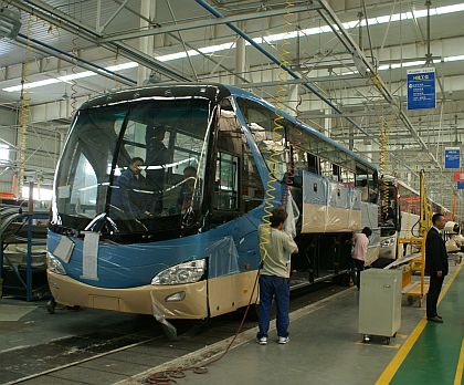 Na návštěvě v autobusovém závodě Yutong v čínském Zhengzhou - II. část