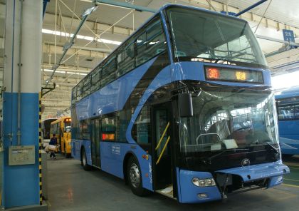 Na návštěvě v autobusovém závodě Yutong v čínském Zhengzhou - II. část