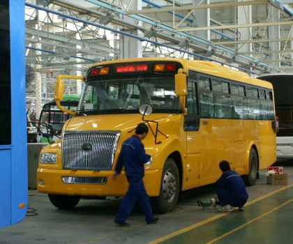 Na návštěvě v autobusovém závodě Yutong v čínském Zhengzhou - II. část