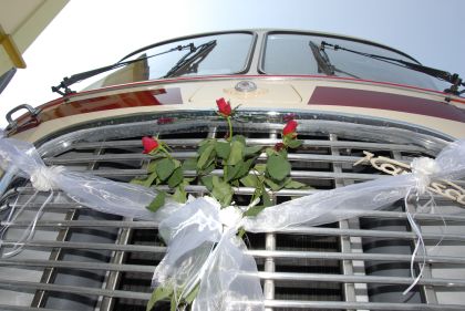 Škoda 706 RTO LUX Martina Uhra se jako svatební vůz vydal