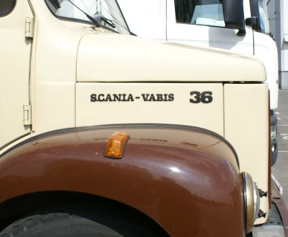 Nákladní automobil Scania Vabis 36.  Historický automobil jsme vyfotografovali