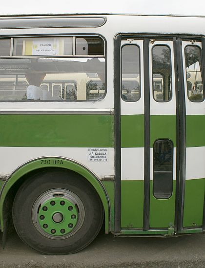 Autobus ŠL 11 Jiřího Kaduly z Velké Polomě