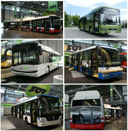 První  elektrozáběry z veletrhu Autotec: Hybridy, trolejbus, elektrobus ...