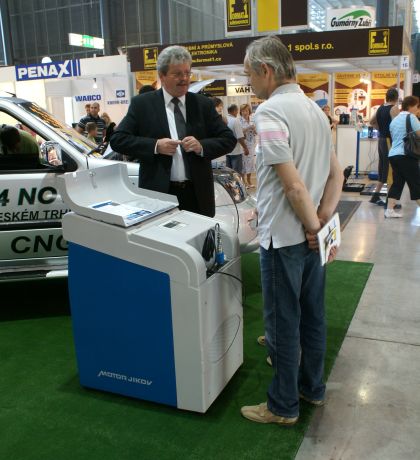 Technologii CNG v dopravě se věnovala expozice společnosti Tvaja CNG.