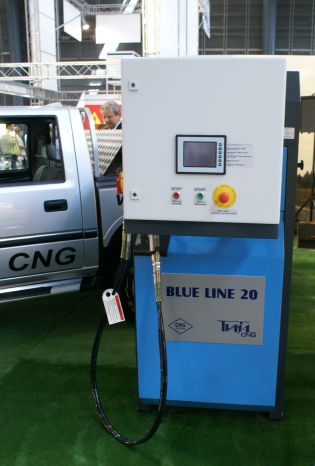 Technologii CNG v dopravě se věnovala expozice společnosti Tvaja CNG.