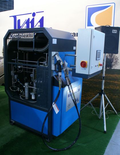 Technologii CNG v dopravě se věnovala expozice společnosti Tvaja CNG.