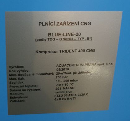 Technologii CNG v dopravě se věnovala expozice společnosti Tvaja CNG.