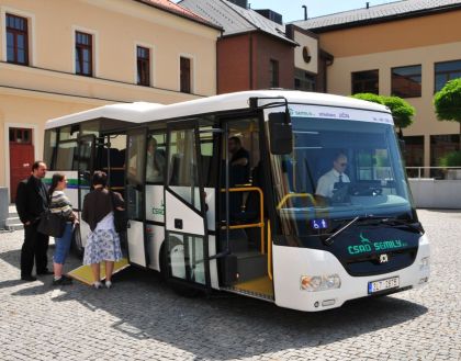 Nový nízkopodlažní autobus SOR CN 8.5 v barvách ČSAD Semily vyjede 