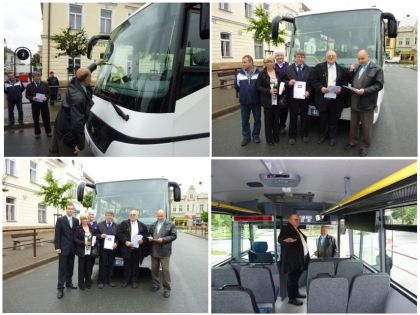 Autobus SOR C 10.5 představila OAD Kolín v Městci Králové