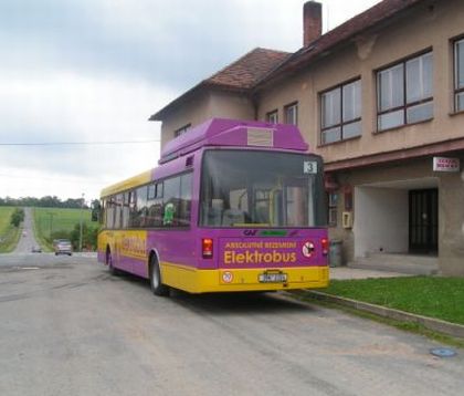 Záběry ze sobotní jízdy znojemského elektrobusu 