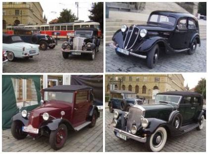 Retro Prague - fotografie veteránů v okolí Rudolfina