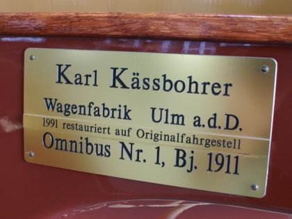 Omnibus Nr.1 Karl Kassböhrer - Saurer pro dopravu Wiblingen - Ulm - Wiblingen
