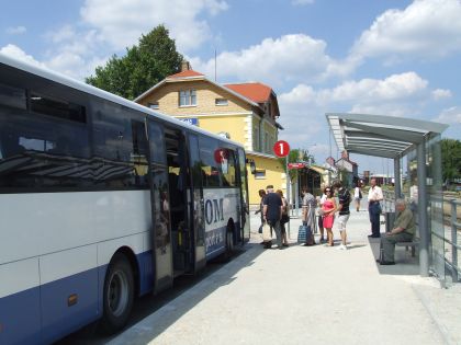 Dopravní terminál v Telči 