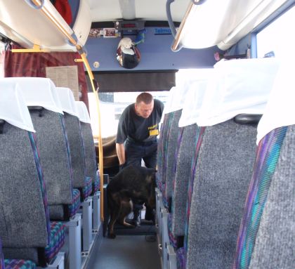11 autobusů k pro VIII. ročník soutěže psovodů a služebních psů