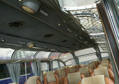 Druhý ze tří veteránů v ulmském zákaznickém centru Setra - S 8 z roku 1951