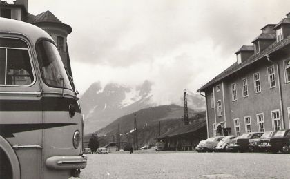 Škoda 706 RTO LUX CH-13-18 chebského ČSAD na cestách. I. část cesty do Itálie