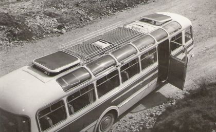 Škoda 706 RTO LUX CH-13-18 chebského ČSAD na cestách. I. část cesty do Itálie