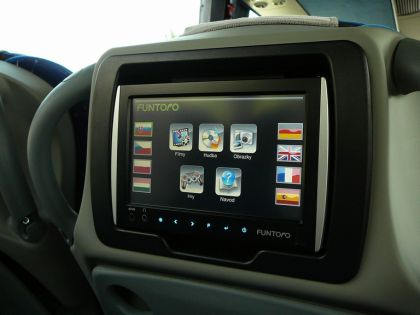 Nový autokar BOVA Magiq dopravce FTL Prostějov s multimediálním systémem