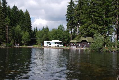 Nová autobusová linka na šumavské Černé jezero funguje už od 7. srpna 2010
