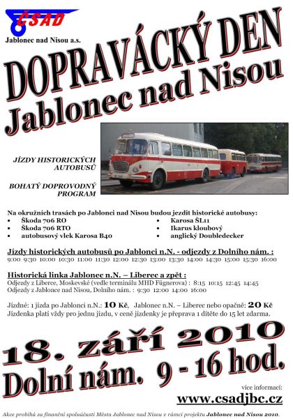 Tradiční Dopravácký den v Jablonci nad Nisou 18.9.2010