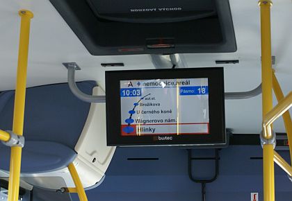 TFT-LCD zařízení v ČR pro dopravní informace řízené z USV-C 