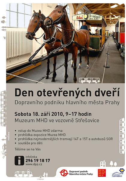 Dopravní podnik zve na Den otevřených dveří v Muzeu MHD ve Střešovicích