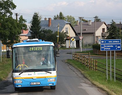 Ostravský elektrobus SOR EBN 10.5 v Tatrách - záběry z testovací jízdy 