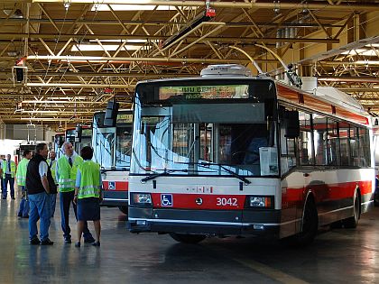 Ze Dne otevřených dveří v trolejbusové vozovně Brno - Komín