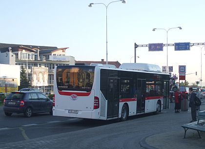 Prvním autobusem na plynový pohon v Kladně je Mercedes-Benz Citaro
