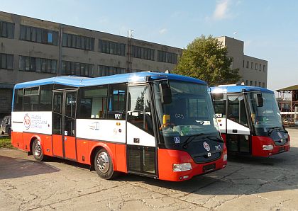 Autobusová flotila malokapacitních autobusů SOR CN 8.5 dopravce ABOUT ME