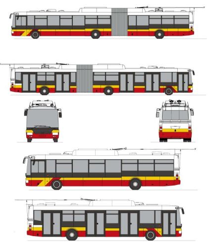 Zakázka na škodovácké trolejbusy do Hradce Králové. 31 vozů v karosérii SOR: 