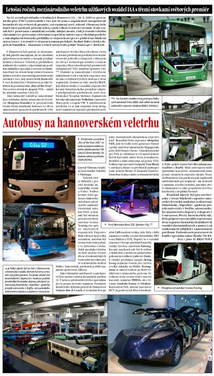 Dopravák 17/2010: Autobusy na hannoverském veletrhu