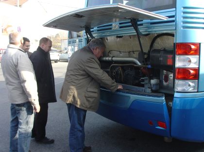 Autobusy SOR v modrém - společnost Tourbus převzala