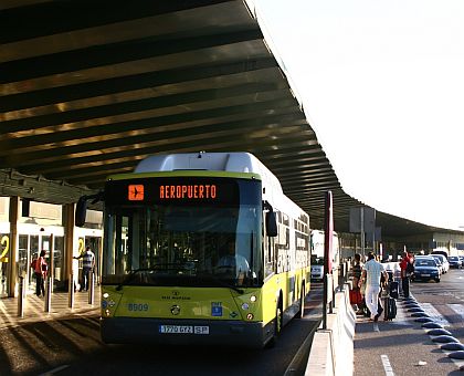 Nová CNG autobusová linka v Madridu spojuje letiště a centrum města