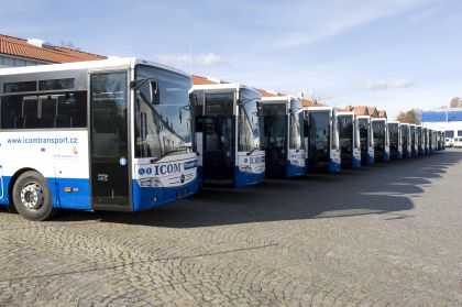 Několik záběrů nových autobusů Mercedes-Benz z Jihlavy