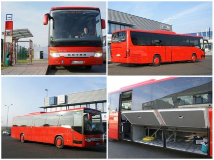 Testovací Setra  S 415 H  v Praze - podrobnosti k víceúčelovému autobusu 
