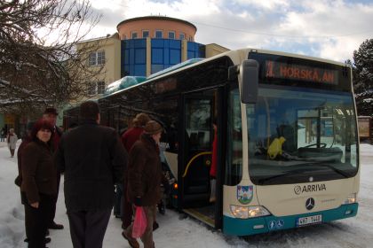 Několik záběrů z představení nového autobusu Mercedes-Benz Citaro G CNG