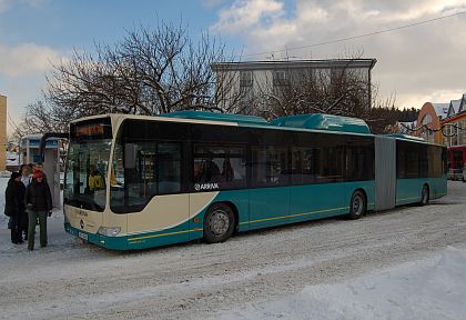 Několik záběrů z představení nového autobusu Mercedes-Benz Citaro G CNG