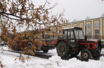 Trolejbus Škoda 3Tr3 se dnes chystal k transportu. Fotoreportáž 