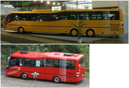 Nejkratší a nejdelší  'sólo' autobus SOR 