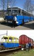 Železniční posunovadlo s prvky RTO a RO a Ikarus 280 v akci