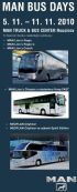 MAN BUS DAYS pro dopravní profesionály s  nabídkou autobusů a autokarů