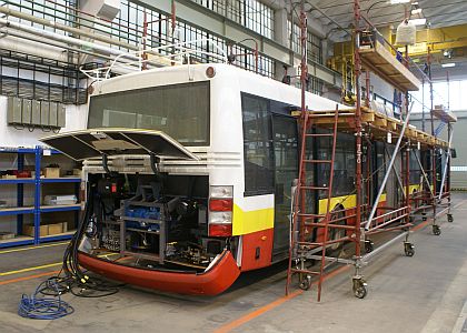 Na návštěvě ve Škoda Electric - kloubové trolejbusy pro Hradec Králové,