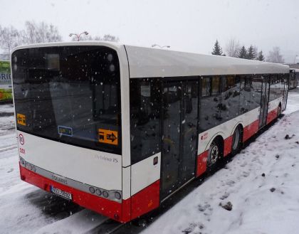Prezentace nízkopodlažních autobusů Solaris Urbino 15 v Ústí nad Labem 