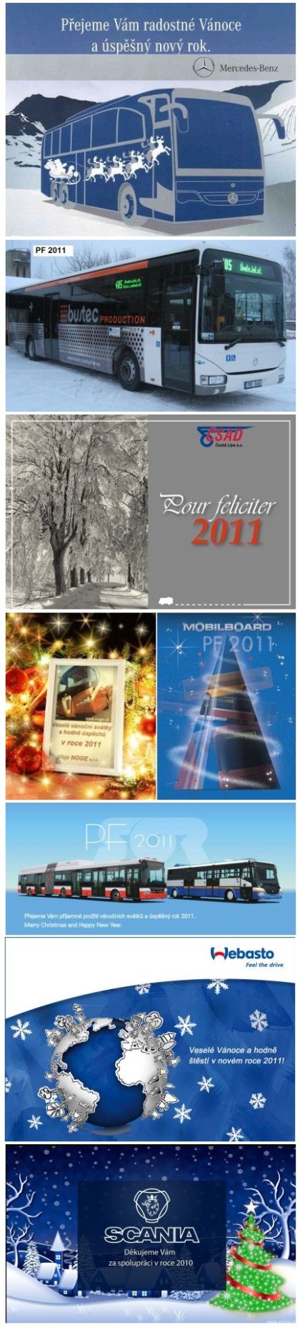 PF 2011 - děkujeme. Poslední uveřejněná PF