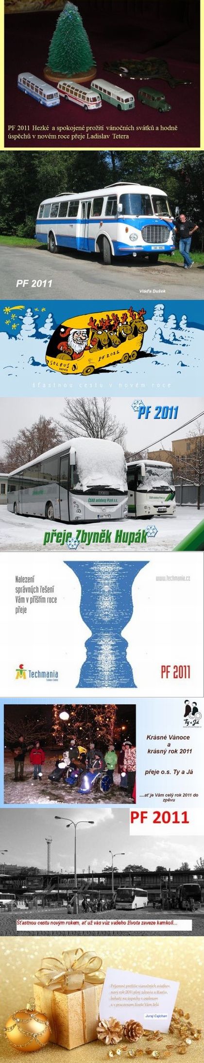 PF 2011 - děkujeme. Poslední uveřejněná PF