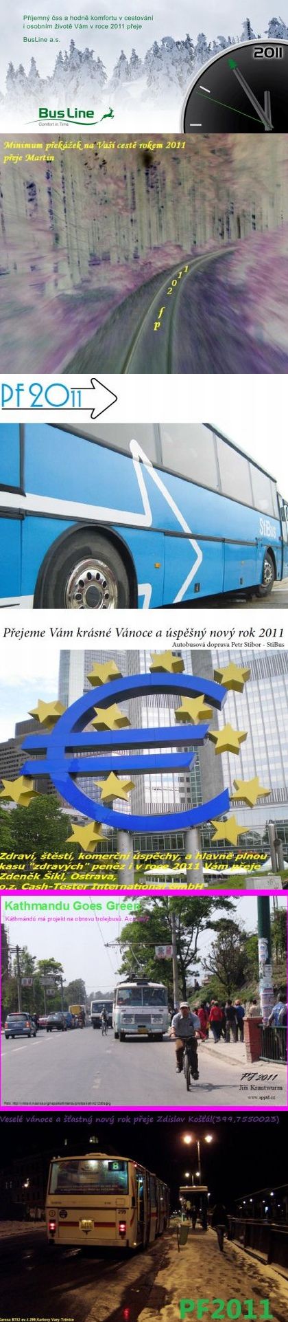 PF 2011 - děkujeme. Poslední uveřejněná PF